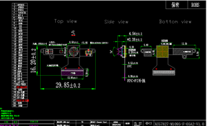 Chất lượng cao HD 5MP 1080P 2K mipi cam mô-đun FF gc05a2 CMOS 500W máy ảnh mô-đun - Product Image 5