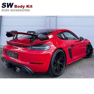 Partie du pare-chocs avant en fibre de carbone pour Porsche 718 Cayman GT4 RS 982 <span class=keywords><strong>2021</strong></span>+ Pièces automobiles Accessoires Kit carrosserie - Product Image 3