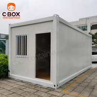Cbox nouveau design personnalisé hangar de luxe de 20 pieds amovible petite maison mobile préfabriquée modulaire maisons conteneurs préfabriquées