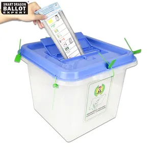 Kustom jelas transparan plastik kotak suara pemilu
