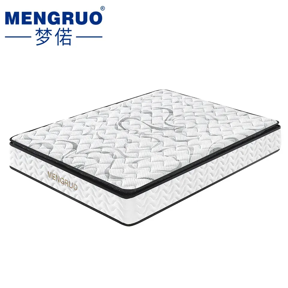 Materasso ondulato bianco di vendita caldo full size corea Hotel camera da letto mobili super king size letto uso materasso