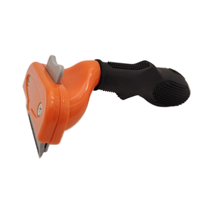 Commercio all'ingrosso della fabbrica un bottone del pettine del gatto del rastrello autopulente della lama per cani gatti toelettatura dello strumento di rimozione dei peli di animali domestici spazzola per animali domestici - Product Image 5