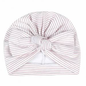 Gorro Unisex para Bebés Europeos, Americanos e Indios, de 0 a 6 Meses, de Algodón Transpirable, Suave y Cálido, con Logotipo Personalizable y Estampado de Lazo Grande - Product Image 5