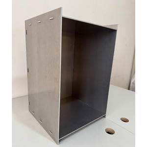 שולחן קופסת מסמרות מתכת, ריהוט אלומיניום תעשייתי, גודל מותאם אישית, ייצור לפי הזמנה (OEM) לבית, למשרד, קל להזזה, לשידה, לסלון - Product Image 4