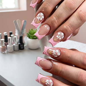 Ongles artificiels faits à la main de haute qualité à prix de gros avec colle, OEM ODM, étiquette privée, faux ongles - Product Image 2