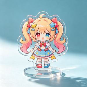 Support en acrylique personnalisé avec logo, thème anime, kawaii, jeu, dessin animé, découpe <span class=keywords><strong>laser</strong></span>, impression couleur intégrale, usine chinoise, commande en gros - Product Image 4
