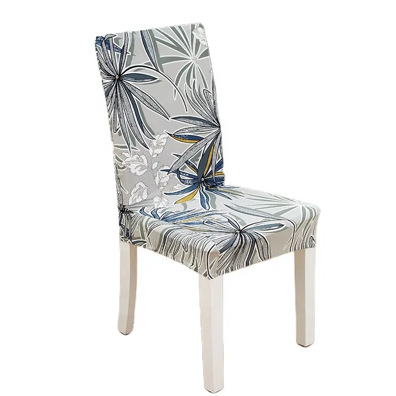 Set universale spandex articoli per la casa prugna sedia set sedia da cucina all'ingrosso elastico multicolore copertura della sedia