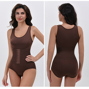 Faja Corsé Moldeadora de <span class=keywords><strong>Cuerpo</strong></span> <span class=keywords><strong>Completo</strong></span> para Mujer de Alta Compresión en Oferta, Control de Abdomen sin Costuras, Cinturón Ajustable y Levanta Glúteos BBL - Product Image 4