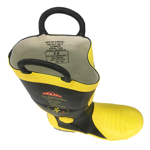 Bottes <span class=keywords><strong>de</strong></span> sécurité résistantes aux produits chimiques, chaussures <span class=keywords><strong>de</strong></span> <span class=keywords><strong>pompier</strong></span> jaunes à haute résistance, Offre Spéciale - Product Image 2