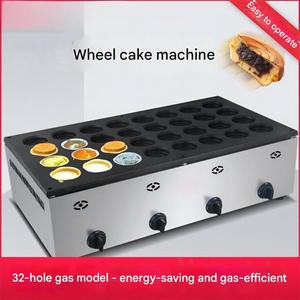 Máquina para Hacer Waffles de Gas de Grado Comercial con 32 Orificios para Hacer Pastel de Frijoles Rojos y Panqueques en Forma de Rueda - Product Image 3