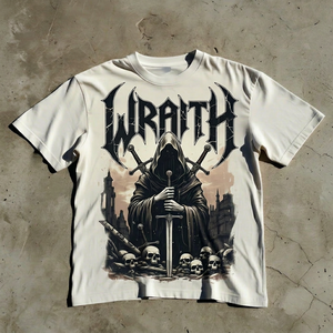 T-shirt personnalisé imprimé 100% coton peigné, écologique, respirant, séchage rapide, streetwear, coupe ample, haute qualité - Product Image 1