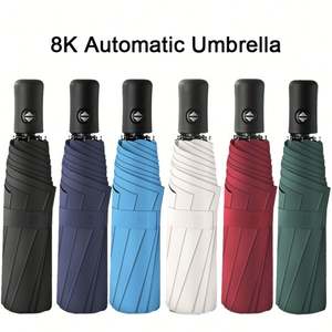 Parapluie personnalisé avec impression de logo, vente en gros, promotionnel, pliable, mini, coupe-vent, UPF50+, cadeau d'affaires, personnalisé - Product Image 6