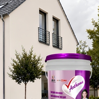 Pintura de Látex Impermeable para Exteriores Arthome, Revestimiento Nano Inorgánico para Fachadas de Edificios