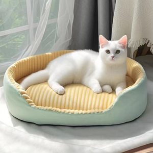 Cama para Mascotas de Invierno, Gruesa y Cálida, Diseño Nuevo, Alfombra de Dormir Peluda para Perros y Gatos, Venta Directa de Fábrica - Product Image 1