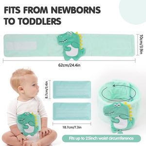 Alivio para Cólicos, Gases y Dolor de Estómago, Envoltura Térmica para el Abdomen con 2 Paquetes de Gel para Recién Nacidos y Bebés, Almohadilla Térmica para Bebés - Product Image 5