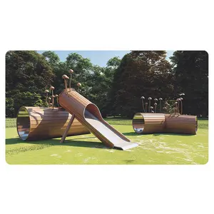 special design ins style wonderful play tunnel outdoor tree hollow equipment equipment supplier playground from china