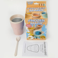 Meilleure Vente : Tasse à Smoothies Magique en Aluminium pour Congélation Rapide avec Cuillère, Idéale pour la Maison