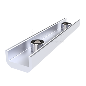 Năng lượng mặt trời gắn Bộ dụng cụ kết nối đường sắt mô-đun năng lượng mặt trời nhôm đường sắt kết nối - Product Image 1