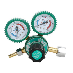 Manomètres de soudage anti-vibration tout en cuivre, régulateurs de pression pour oxygène, acétylène, propane, argon, azote pour soudage à l'arc - Product Image 1