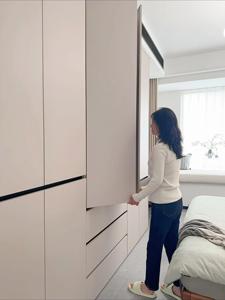 Muebles de Dormitorio Modernos y Sencillos en Oferta de Fábrica: Armario Blanco con Cajones para Apartamento y Sala de Estar, Ecológico - Product Image 3