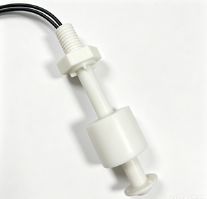 Capteur de niveau de liquide, interrupteur à flotteur en plastique blanc avec câble noir pour la détection de niveau élevé ou bas - Product Image 3