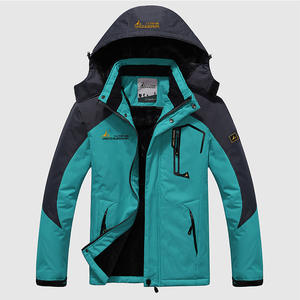 Veste d'hiver 2026 unisexe imperméable, respirante, coupe-vent, avec fermeture éclair, doublure polaire épaisse et rembourrage en coton pour l'alpinisme - Product Image 3
