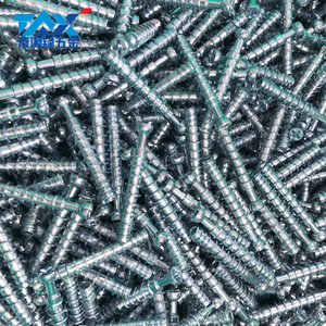 Vis autotaraudeuses Taix M6x44 en acier au carbone galvanisé à tête fendue pour meubles et armoires en bois - Product Image 1