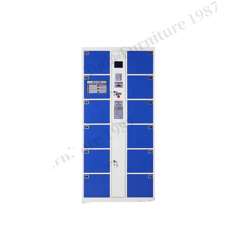 12 portes stockage intelligent salle de sport casiers scolaires armoire en acier mental colis coffre-fort électronique casier amazon