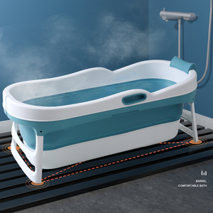 Bañera plegable portátil para adultos, bañera familiar grande, bañera de temperatura fría y caliente - Product Image 6