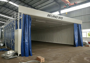 BEIJNG WS <span class=keywords><strong>Cabine</strong></span> <span class=keywords><strong>de</strong></span> <span class=keywords><strong>peinture</strong></span> mobile rétractable personnalisée, <span class=keywords><strong>cabine</strong></span> <span class=keywords><strong>de</strong></span> pulvérisation portable pour la réparation <span class=keywords><strong>de</strong></span> voitures, camions, bus et machines - Product Image 5