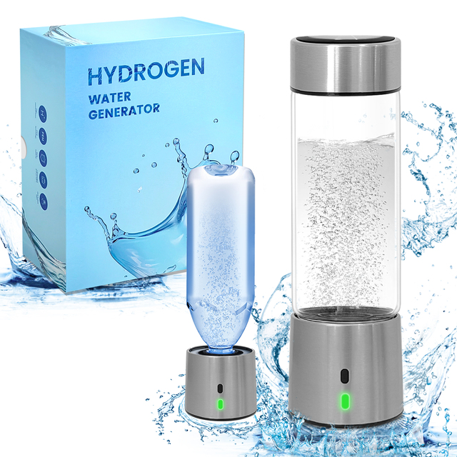 Best Hydrogen Water Bottle Premium Hydrogen Rich Water Generator OEM ODM Glass Hydrogen Rich Water Cup