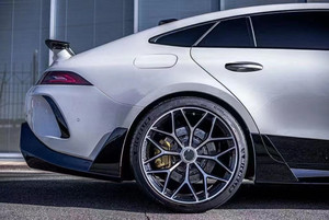 Kit carrosserie large pour <span class=keywords><strong>Mercedes</strong></span> <span class=keywords><strong>AMG</strong></span> GT50 GT53 GT63, carbone <span class=keywords><strong>sec</strong></span> noir, nouveau, amélioré, spoiler de lifting, capot, kit carrosserie, qualité originale 1:1 - Product Image 5