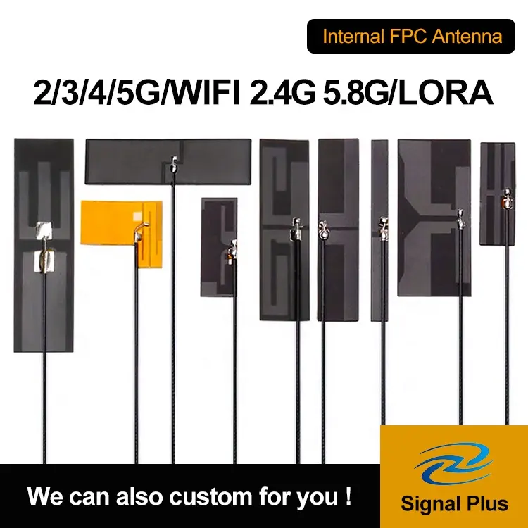 맞춤형 2.4/5.8G LTE 내부 안테나 FPC 패치 안테나 GSM LTE 4G 내부 유연한 PCB 안테나