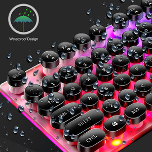 Nuevo OEM personalizado 104-<span class=keywords><strong>Key</strong></span> RGB Teclado mecánico para juegos con cable-Ghosting Retroiluminado ABS Material Número Aplicaciones - Product Image 6
