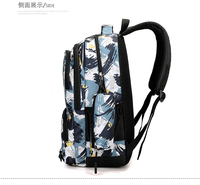 Sac à dos d'étudiant imprimé Graffiti à la mode Cool Street Style plusieurs couleurs Polyester antivol pour transporter des livres d'ordinateurs