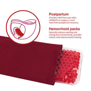 Coussinets rafraîchissants post-partum OEM réutilisables et respirants en gel avec support en peluche pour le soulagement des hémorroïdes et les soins de maternité - Product Image 3