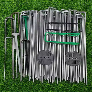 Clous en fer de qualité industrielle électrogalvanisés de type U, tige lisse, tête plate, marque SY, modèle <span class=keywords><strong>SYNA</strong></span> pour clôture - Product Image 3