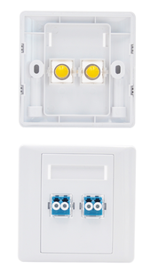 SUBEI 白色 ABS 材质 86 型壁挂式光纤终端盒 <span class=keywords><strong>2</strong></span> 路空纤盒 FTTH 用途型号 SUBEI-P-01 1 年保修 - Product Image 6