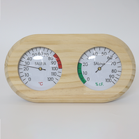 Termometer dan Higrometer Sauna Berkualitas Tinggi, Pengukur Suhu & Kelembapan Presisi untuk Ruang Sauna