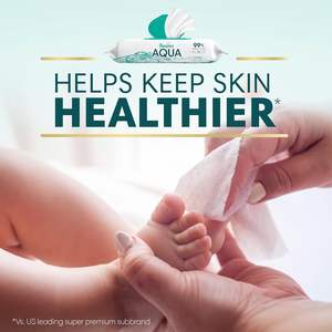 Toallitas Húmedas para Bebé Aqua Pure, Sin Fragancia, para Piel Sensible, Desechables, Boyeb, Paquete de 672 Unidades, Venta al Por Mayor - Product Image 5