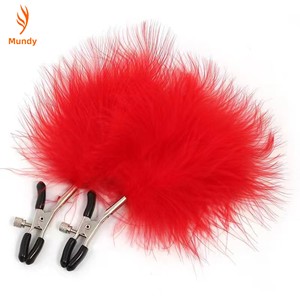 Giocattoli Sessuali per Adulti, Clip per Seno con Piume Sexy, Morsetti per Capezzoli a Quadrifoglio, Accessori per Bondage per <span class=keywords><strong>Intimità</strong></span> - Product Image 4