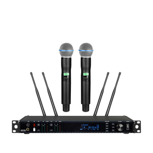 Chuyên nghiệp Micro không dây UHF Dual microphone Micro không dây hệ thống - Product Image 6