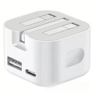 A+<b>C</b> Fast Charging Power <b>Adapter</b> 35W PD Wall Charger UK Plug USB <b>C</b> Mobile Phone Charger for Phone 11 12 13 14 15 16 - Product Image 2