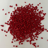 Masterbatch rouge OEM personnalisé en PE, PP, PS, ABS, PET, PVC, longue durée, aux nuances rouges, excellente dispersion, pour produits moulés par injection