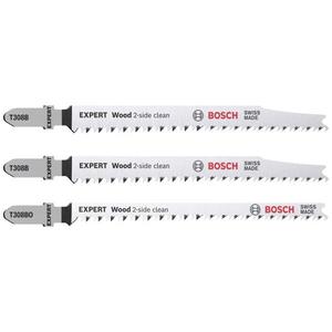 Bosch-2608900559ผู้เชี่ยวชาญ 'ไม้ทำความสะอาด2ด้าน' ชุดใบมีดจิ๊กซอว์ T308B /bo (3-pcs) -ใบมีด4059952537832 EAN และแผ่นตัด - Product Image 1
