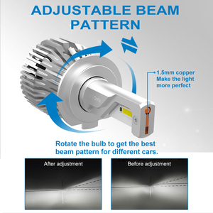 Nao đèn pha đèn sương mù chuyển đổi ánh sáng <span class=keywords><strong>Kit</strong></span> GT6 ổ đĩa ngoài dẫn bóng đèn H4 H7 H11 xe đèn pha Bóng đèn Faro 9005 Luce H7 luz H4 - Product Image 6