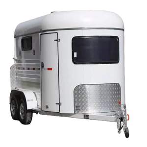 Remolque <span class=keywords><strong>para</strong></span> <span class=keywords><strong>2</strong></span> <span class=keywords><strong>Caballos</strong></span> con Frenos, Utilizado <span class=keywords><strong>para</strong></span> el Transporte de <span class=keywords><strong>Caballos</strong></span>, También Cuenta con Paneles Resistentes a la Corrosión y Rampas - Product Image 4