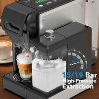 Machine à cappuccino One Touch pour boissons chaudes ou froides Machine à café multi-capsules avec réservoir à lait