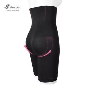 S-SHAPER diseñado exclusivamente cintura apoyo sin fisuras de la cadera de elevación pantalones cortos - Product Image 2