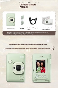 <strong>Instax</strong> Mini LiPlay Hybrid Instant Camera Digital Photo Printer with Sound Elegant Black 2026 Vlogger Essential - Product Image 6